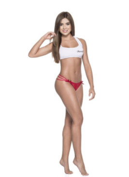Culotte avec lanières Rouge 101RD Volume 2